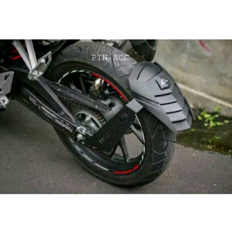 Mudguard spakbord belakang Shark Power Universal R15,Cbr150r,Vixion,Xabre,Ninja,R25