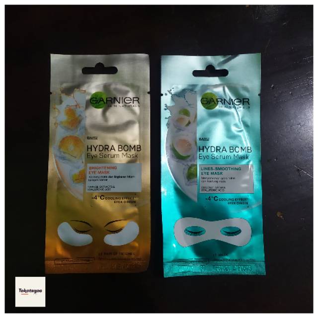 Garnier Mask Eye Coconut & Garnier Mask Eye Orange