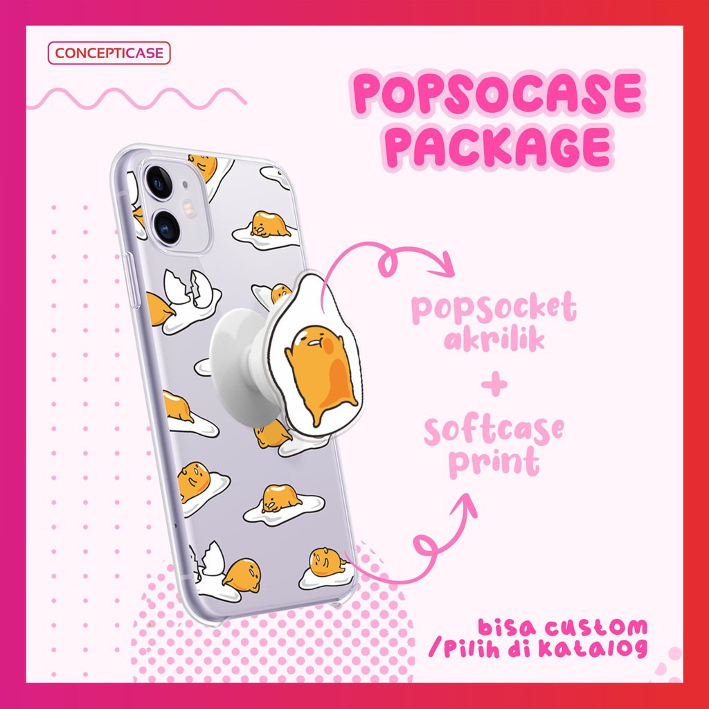 CUSTOM POPCASE (POPSOCKET+CASE)