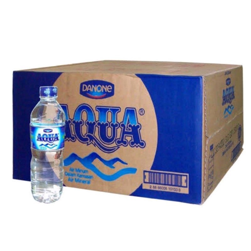 

Minuman Botol Aqua Air Mineral Dus 600ml KHUSUS Instan / Sameday