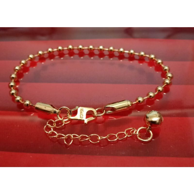 NJ70. Gelang tangan xuping wanita lapis emas ukuran 18-20