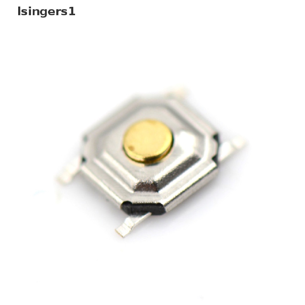 (lsingers1) 20pcs Tombol Switch ON / OFF Lampu 4-pin SMD 4x4 X 1.5mm