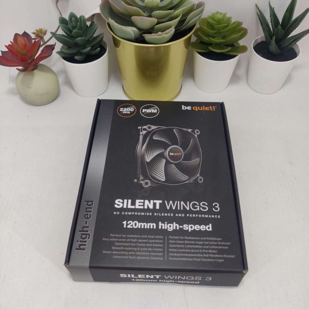 BeQuiet Silent Wings 3 120mm 2200 RPM Fan - 12cm 120 mm 12 cm Be Quiet Bukan 140mm 14cm 140 mm 14 cm