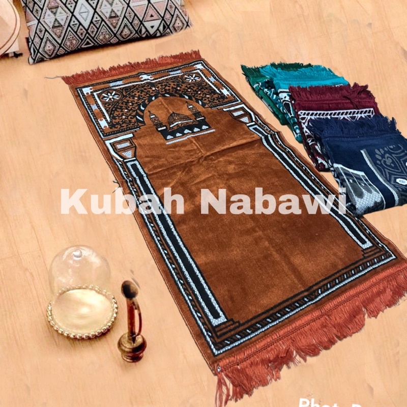 Sajadah Turki Beludru Halus Ukuran Dewasa | IZMIR SMALL  47x100 cm | Souvenir Umroh | Souvenir Hajatan