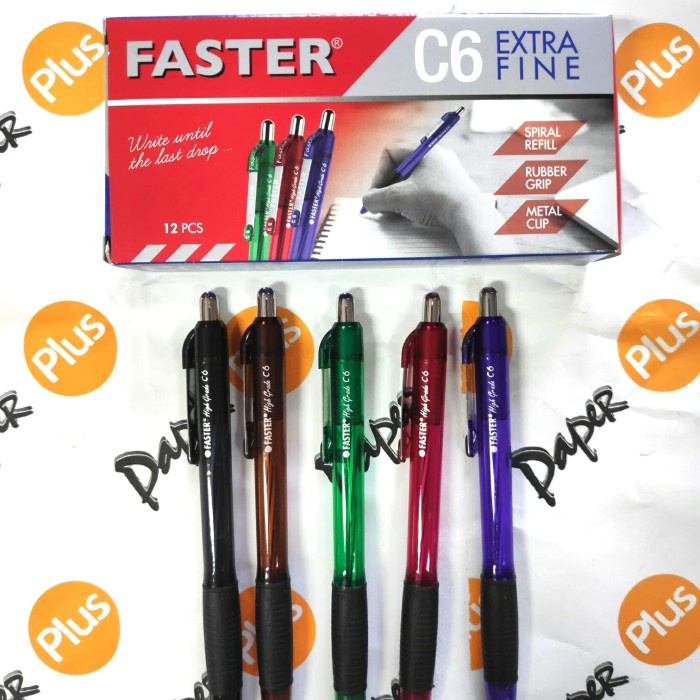 

Promo Bulan Ini Pulpen Faster C6 Tiktok (12Pcs) Limited