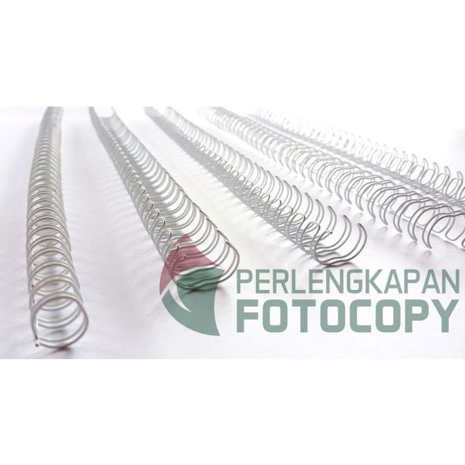 

[[COD]] Spiral Kawat/ Ring kawat, Wire 3:1 F4 - 3/8 Hitam & Putih TERMURAH EKSLUSIF Kode 51