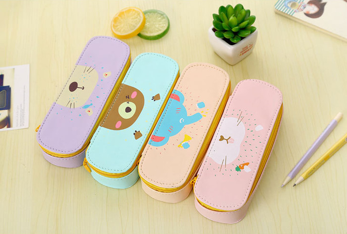 

Tempat kotak pensil pencil case alat tulis motif kartun lucu - KHM129