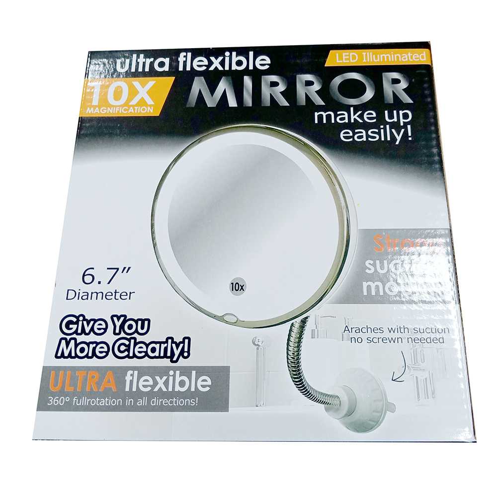 Mirroair LED Make Up Mirror Cermin Lampu Kaca Pembesar 10X - CY026