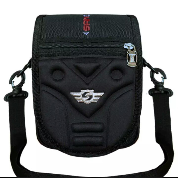 Santer tas selempang pria tas fashion pria tas selempang hp - black