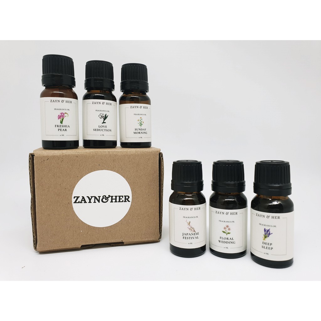 (BUNDLE SET) ZAYN &amp; HER • PREMIUM FRAGRANCE OIL | INFUSED WITH ESSENTIAL OIL