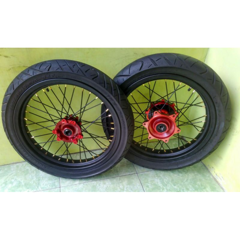 Roda set velg set ban set supermoto crf 150L murah