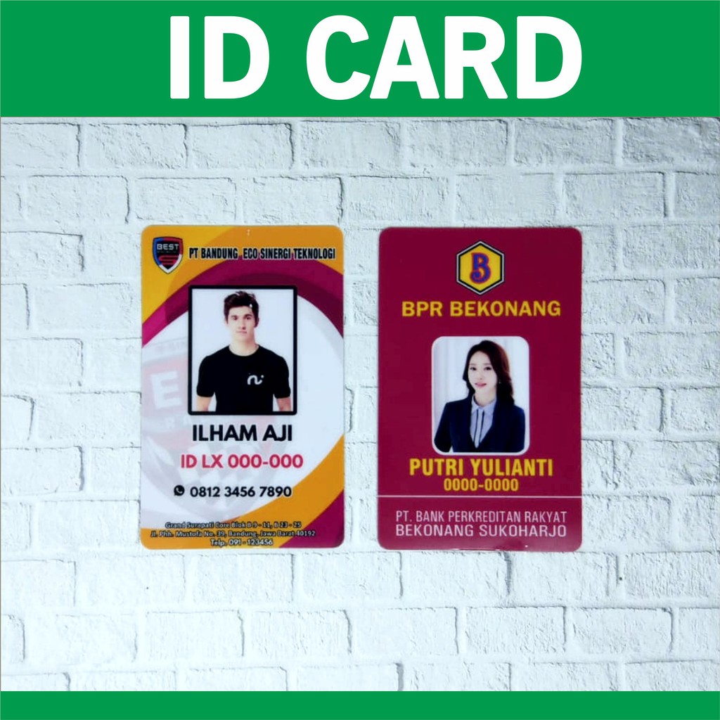 

ID CARD PVC MINIM ORDER 5PCS