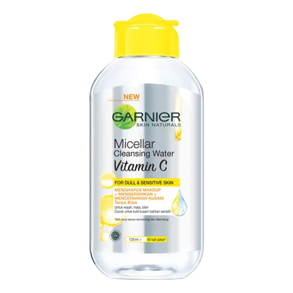 ☑️ YK ☑️ GARNIER Micellar Cleansing Water 125ml-Vitamin C