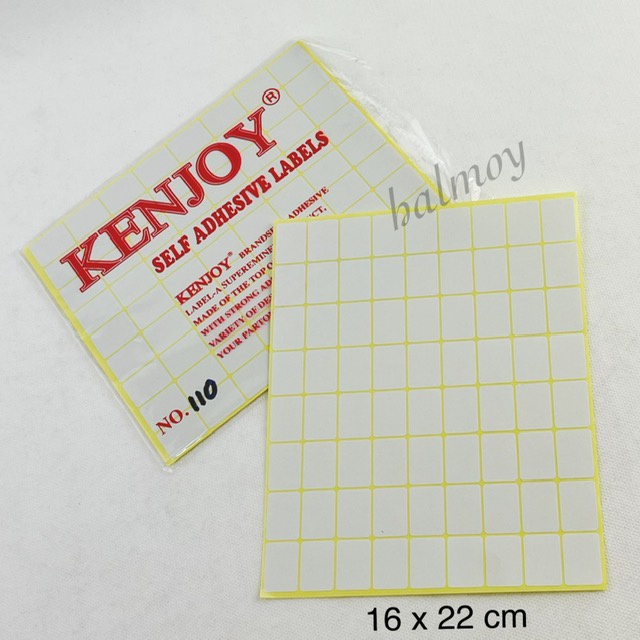 

STICKER LABEL / NAMA NO. 110 16 X 22 MM ( 7 LEMBAR )