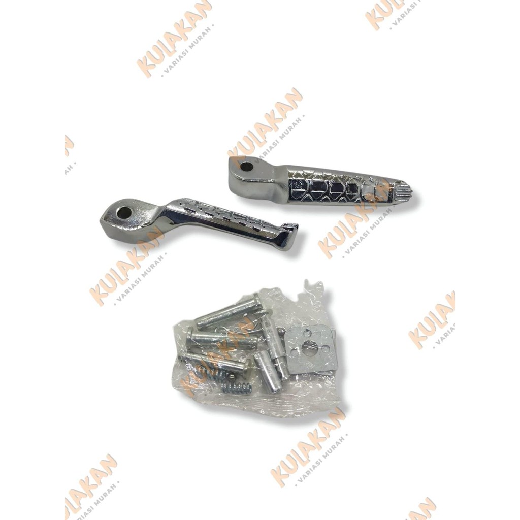 Step Footstep Pijakan Belakang Aprilia Aprillia Crom Chrome Yamaha Honda Universal Beat Vario Mio