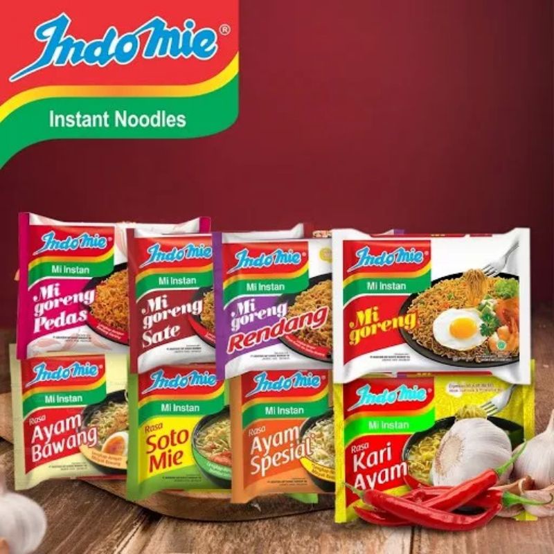 

Indomie mi instan per pcs (varian rasa)