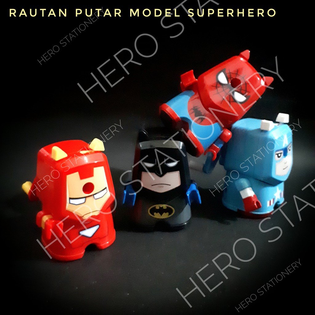 

Rautan putar koleksi superhero avengers batman spiderman iron man captain america