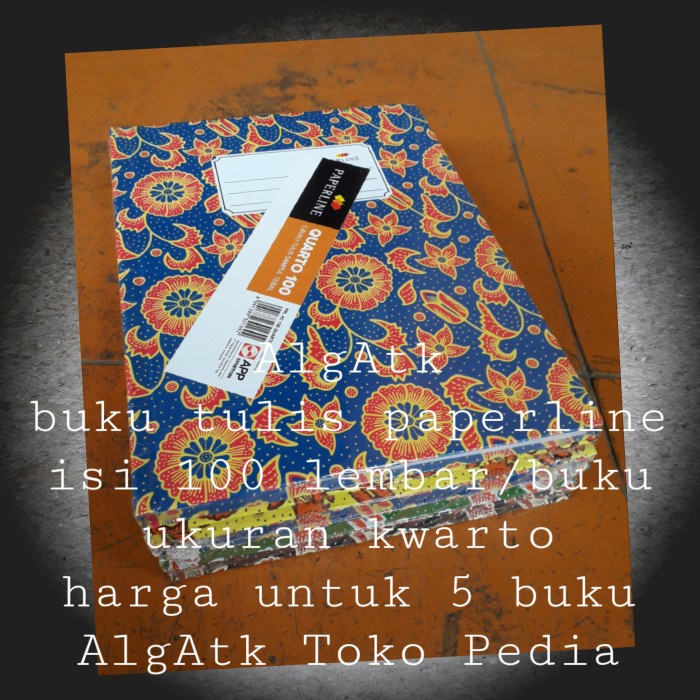 

Mudah Buku Tulis Paperline Isi 100 Lembar Ukuran Kwarto Terbatas