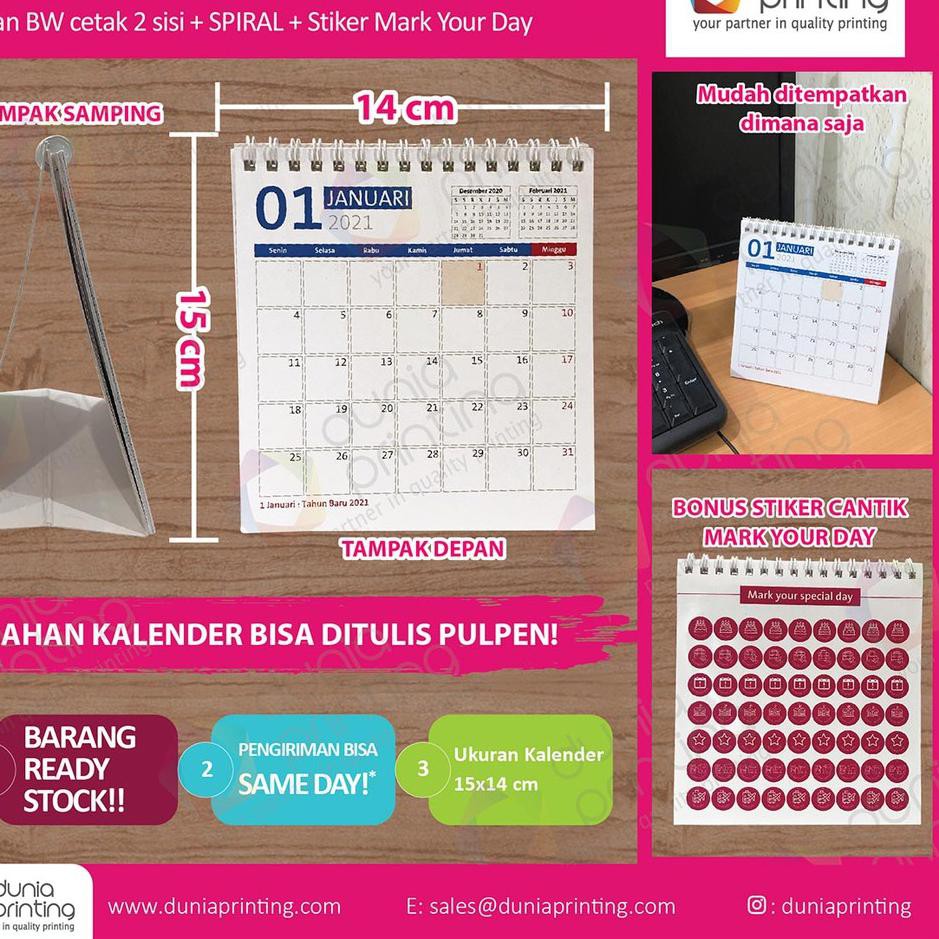 

Ready 99SGW Kalendar Meja - Calendar Meja 2021 Spiral 90 Kirim Langsung