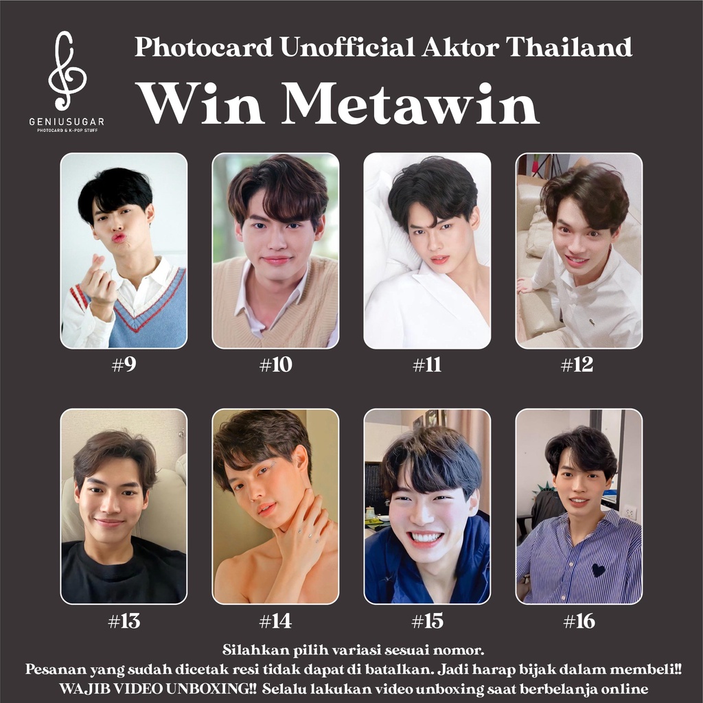 [AKTOR THAILAND] PHOTOCARD WIN METAWIN FANMADE