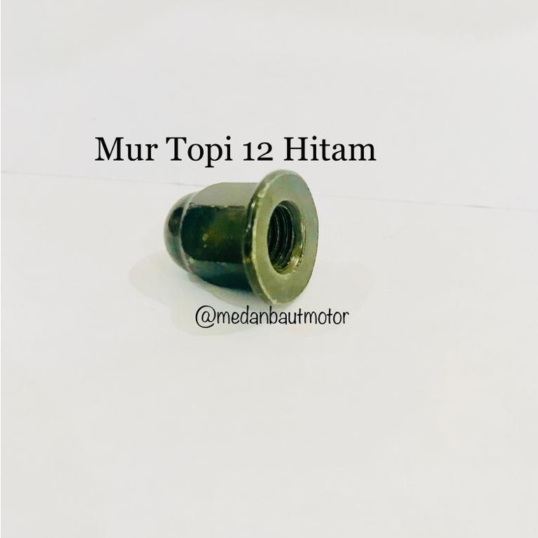 Mur Topi 12 Hitam