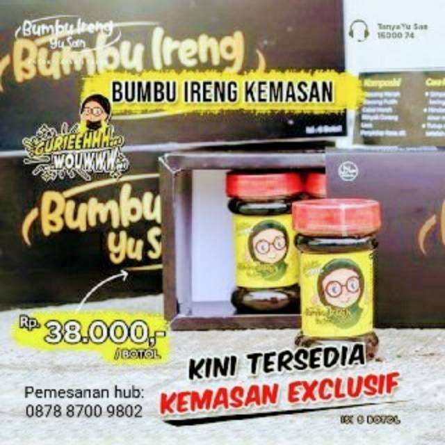 

Bumbu Ireng Yu San..Best seller!!!