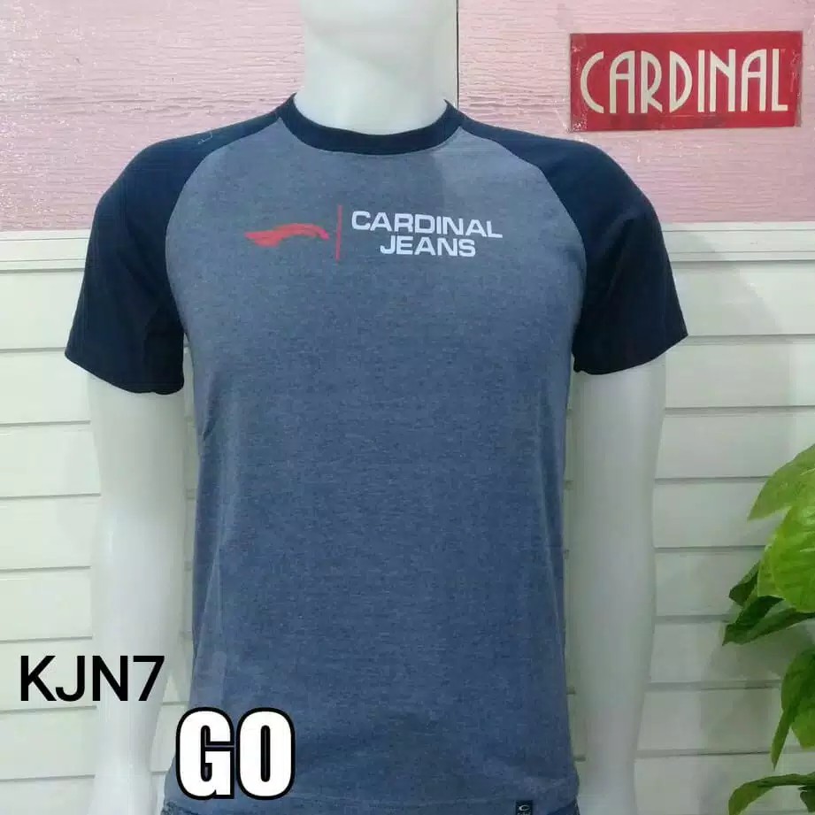 BB KJN CARDINAL JEANS KAOS T-Shirt Cowok Baju Cowok Kaos Cardinal Keren!!!