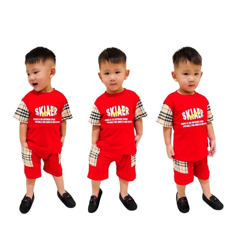 BAJU ANAK/ SETELAN ANAK COWOK IMPORT PREMIUM USIA 1-4THN D873