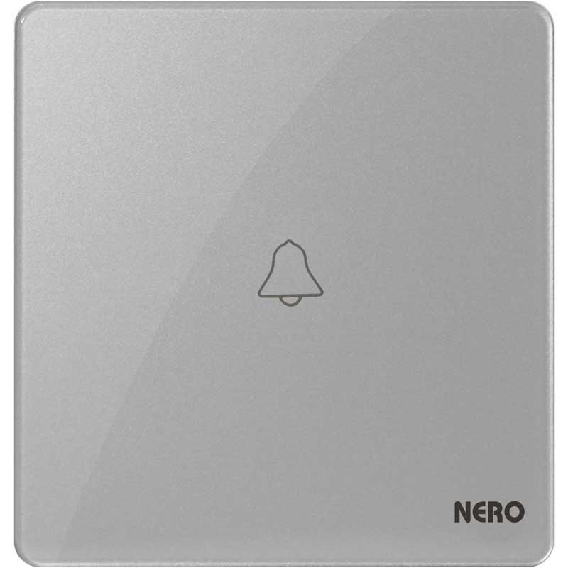 PRECIOSA I91013-Grey Saklar 1 Gang Bell NERO