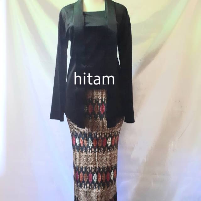 Kebaya kutubaru bludru polos original size xl (ld 102)