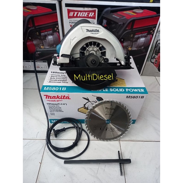 Circular Saw MAKITA M5801B × Mesin Gergaji Potong Kayu 7" MAKITA