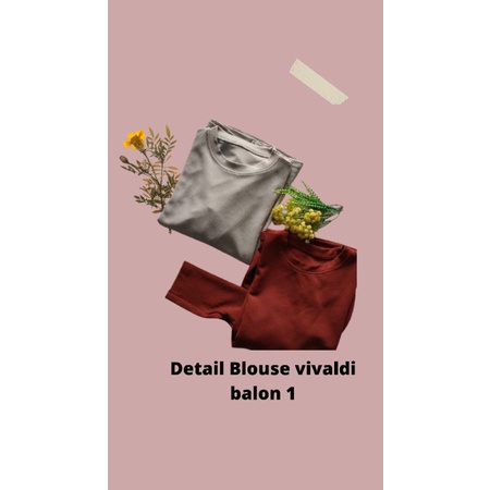 BLOUSE BALON / BLOUSE VIVALDI