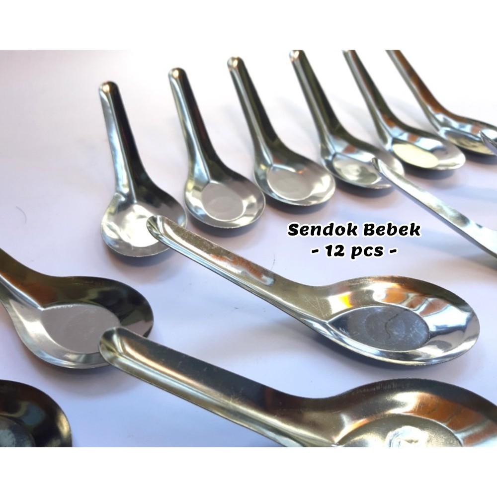 Sendok Bebek Stainless (12 Pcs)