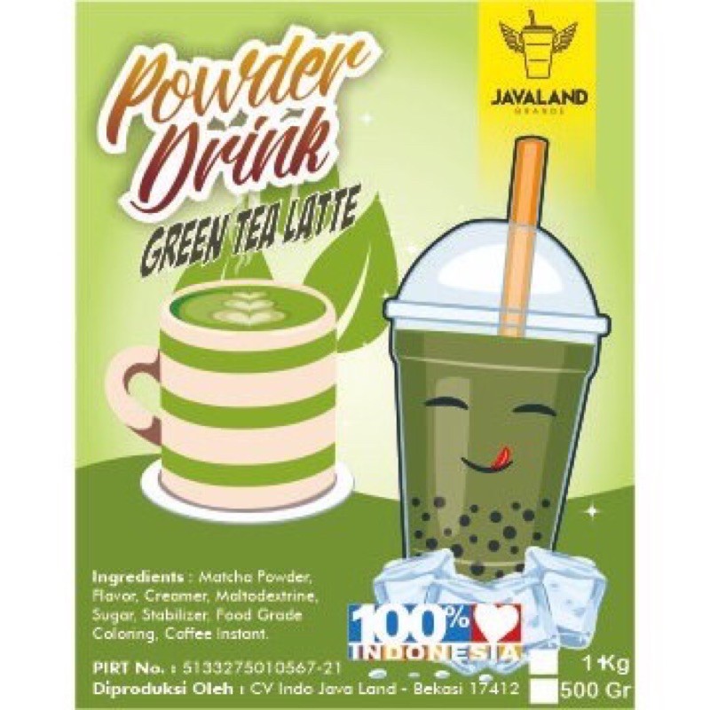 

BUBUK MINUMAN RASA GREEN TEA 1kg