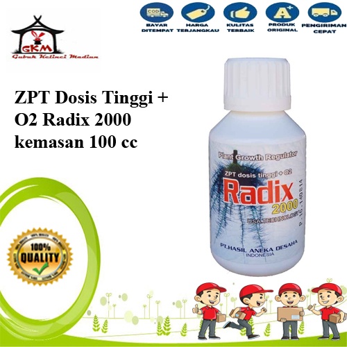 ZPT Dosis Tinggi + O2 Radix 2000 kemasan 100 ml