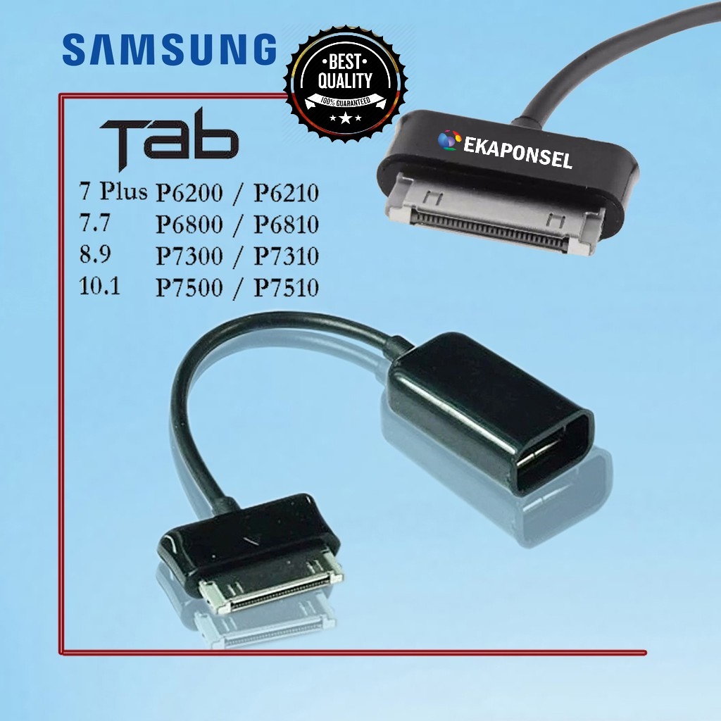 Kabel OTG Samsung Galaxy TAB P1000 P3100 P3110 P5100 P6200 N8000 etc