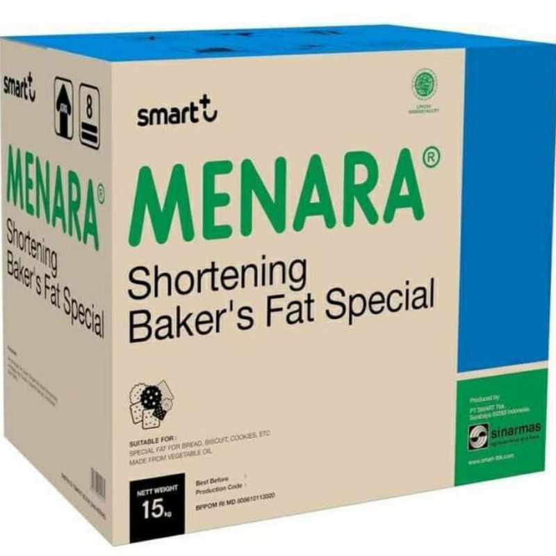 

Menara shortening mentega putih repack 1kg