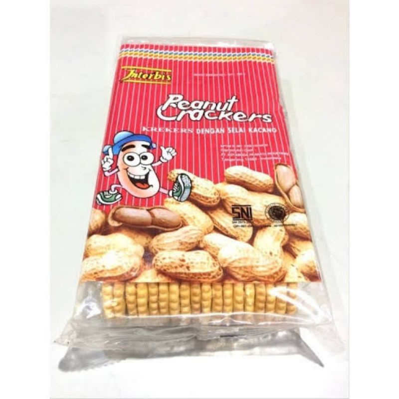 

Interbis Peanut Crackers (Biskuit Kacang) 300 Gram