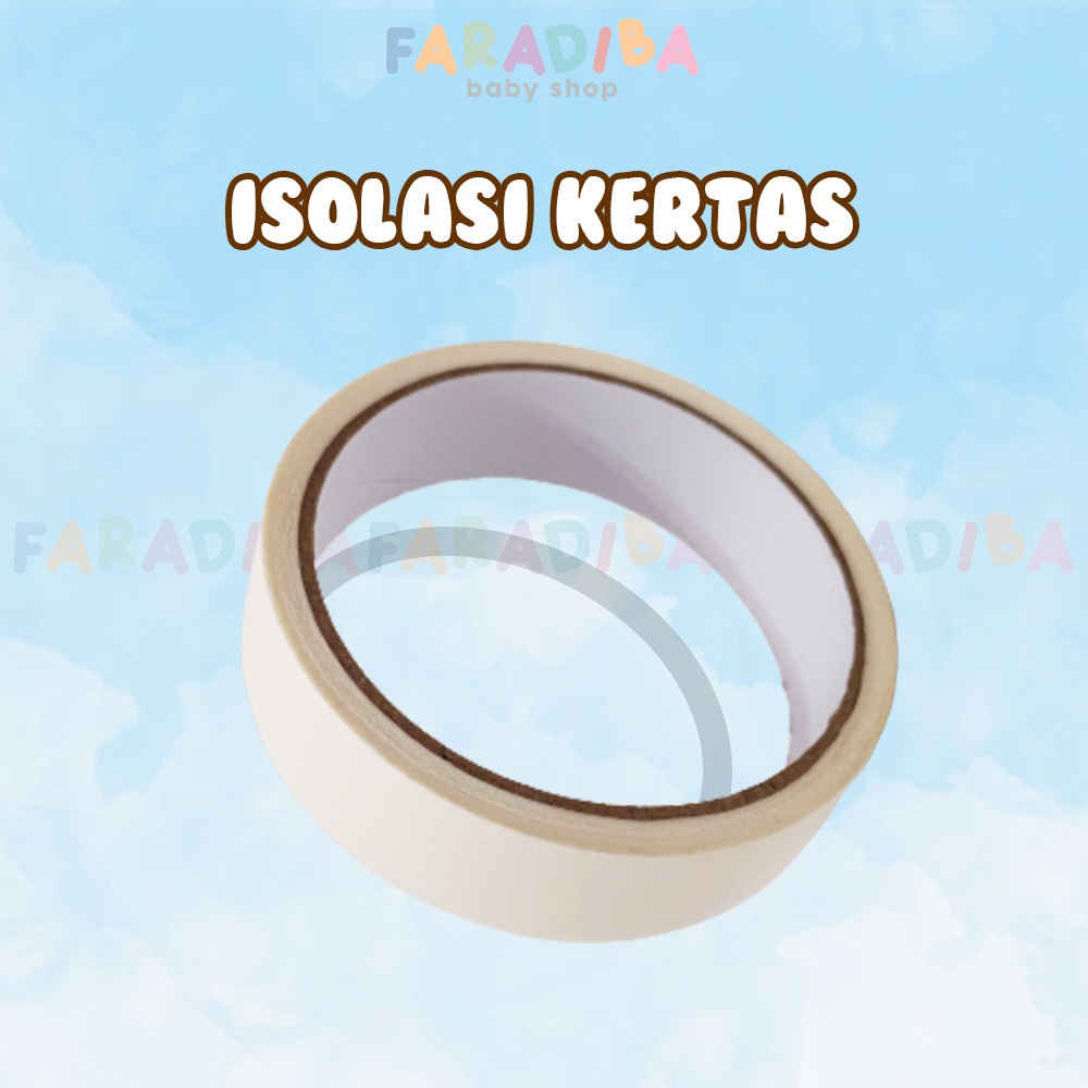 

Lakban Kertas Solasi Isoalasi Tape Kertas Perlengkapan Sekolah Kantor