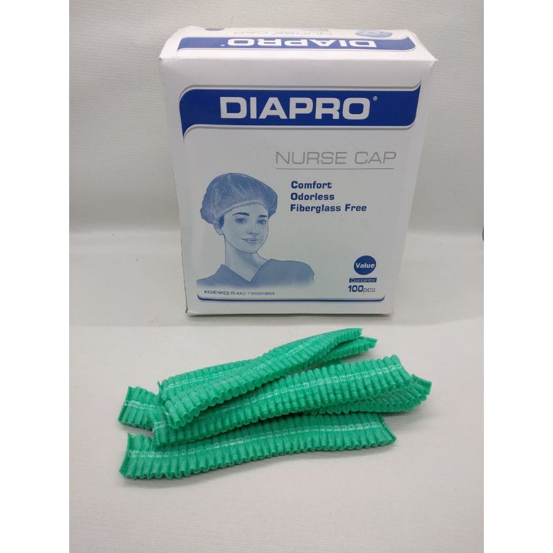 hair cap topi perawat nurse cap diapro