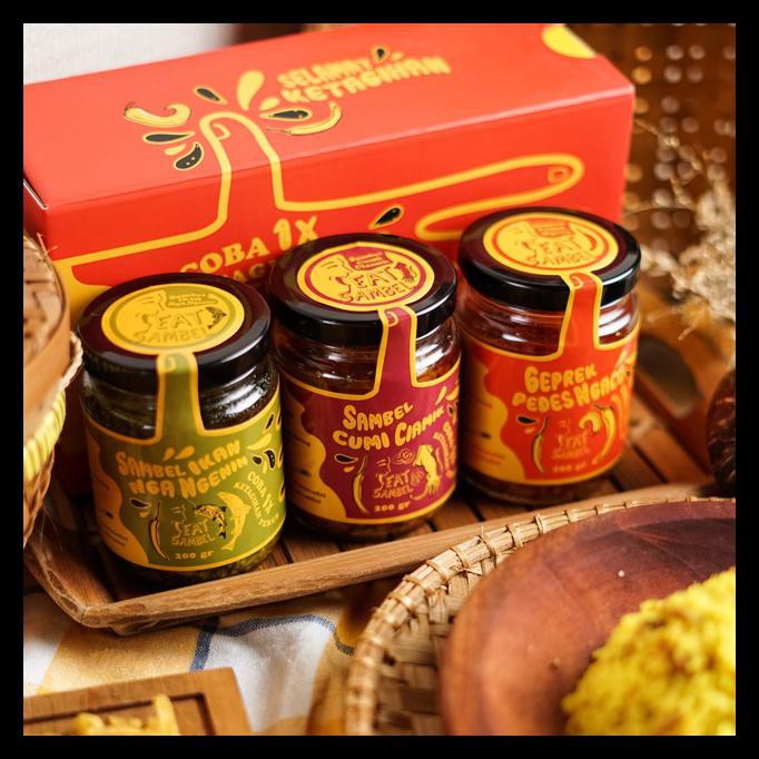 

PASTI READY SET SAMBEL 3 VARIAN SAMBEL GEPREK SAMBAL CUMI SAMBAL IKAN ASIN SAMBAL PEDAS ENAK