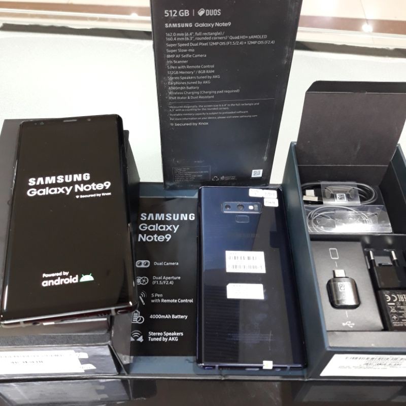 Samsung Galaxy NOTE 9 Ram 8gb Rom 512gb / Rom 128gb Second Fullset Original SEIN Indonesia