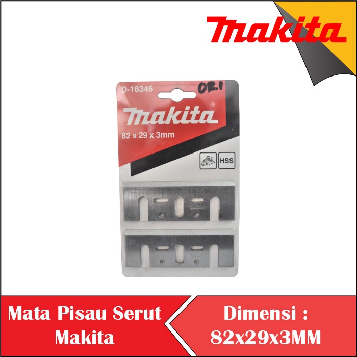 MATA PISAU SERUT KETAM MAKITA Planer Blade HSS D 16346 Original