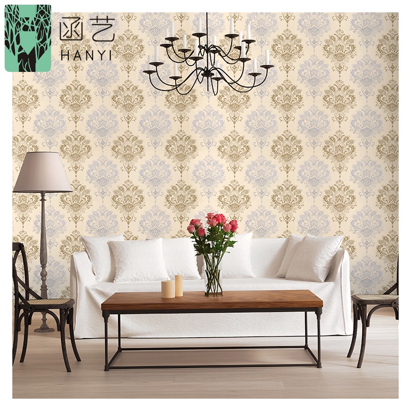 Wallpaper Dinding BATIK SILVER GOLD