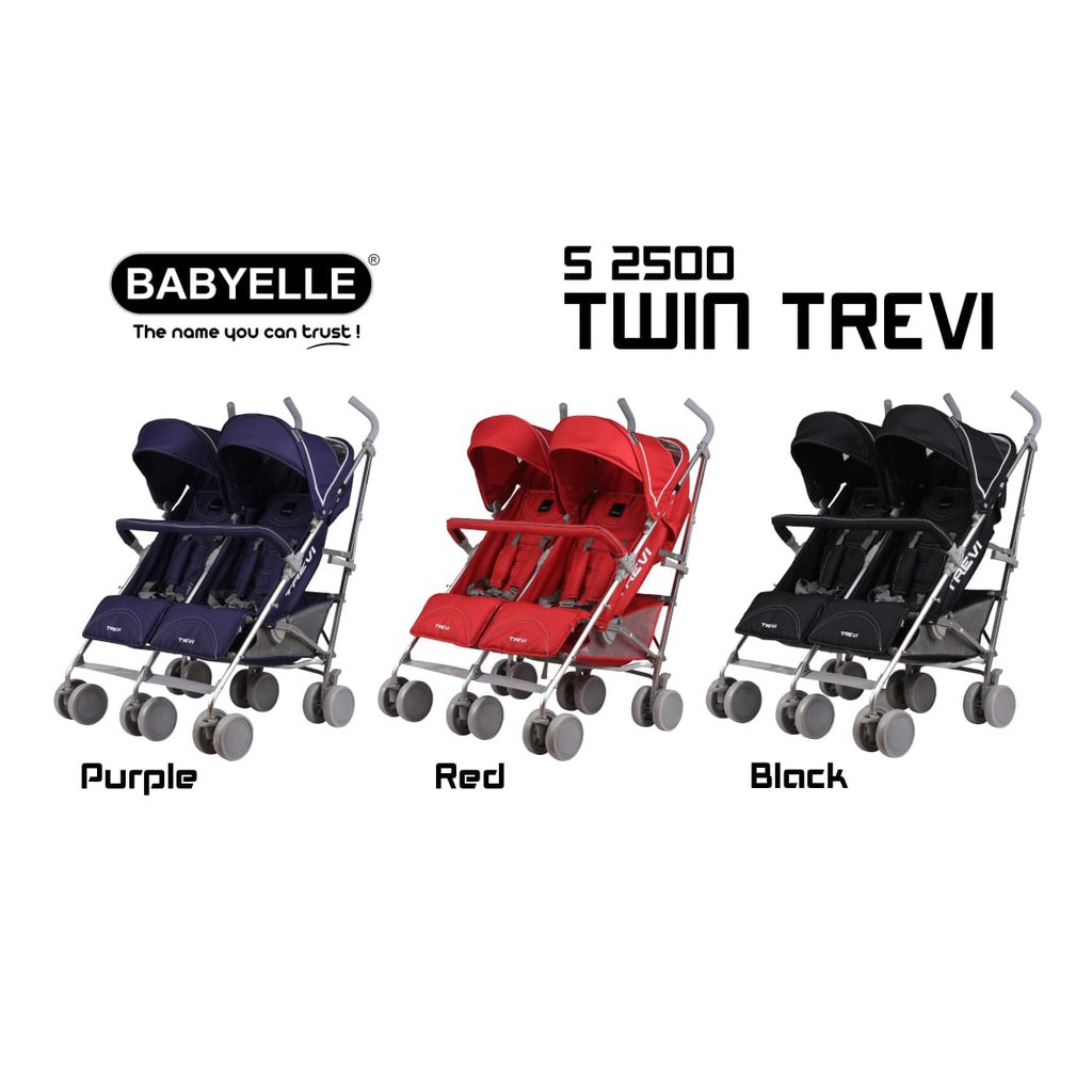 Stroller Babyelle Twin Trevi / Stroller Bayi Kembar