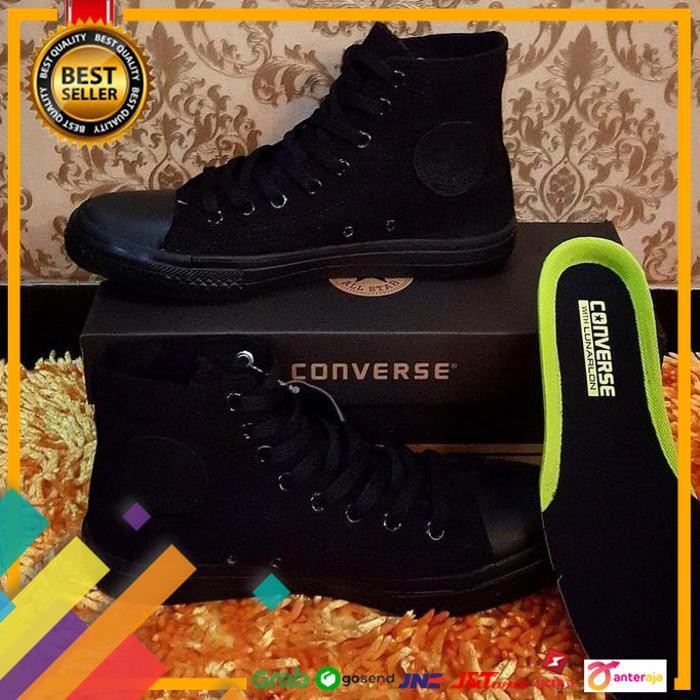 NEW.. SEPATU CONVERSE ALL STAR CT2 HIGH FULL BLACK ..TERMURAH