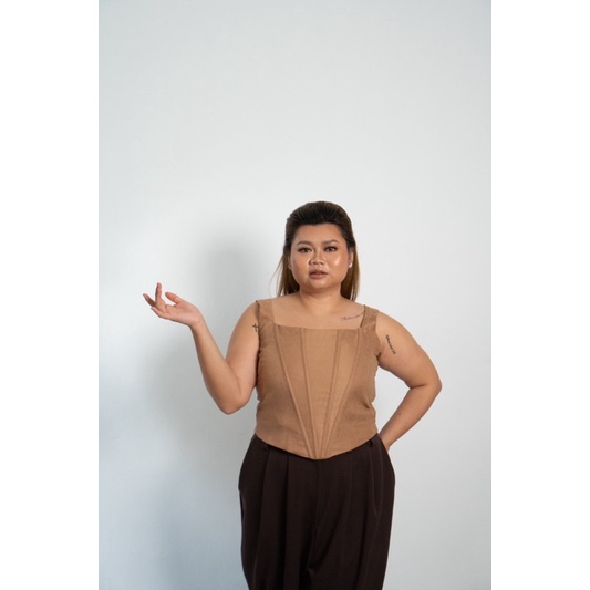 Andie Corset Tank Top | Plus Size / Big Size
