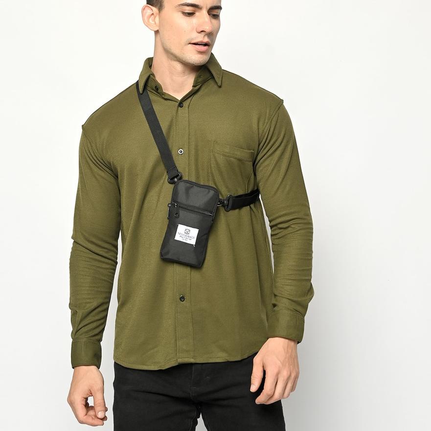 ➴ Woodbags Akari Mini Bag - Tas Selempang Mini Pria Wanita / Sling Bag / Mini Bag ◙