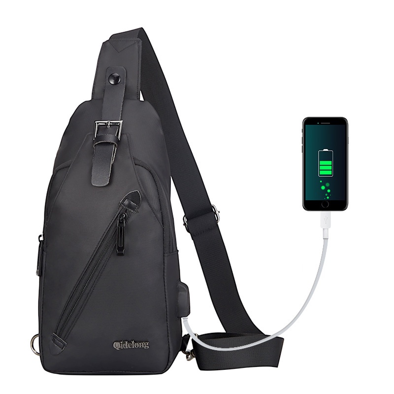 Tas Selempang Crossbody Sling Bag dengan Slot USB - P001