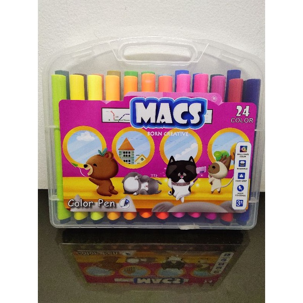 

Spidol Macs 24 warna / Colors pen
